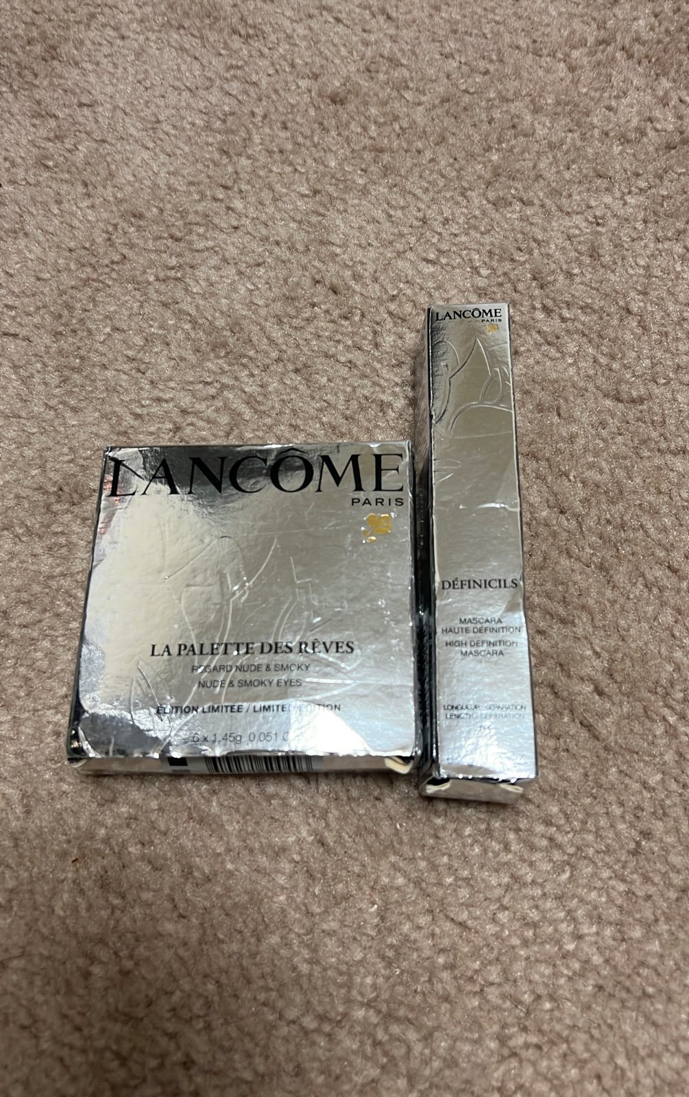 Lancome La Palette Des Reves & Definicils High Definition Mascara NEW