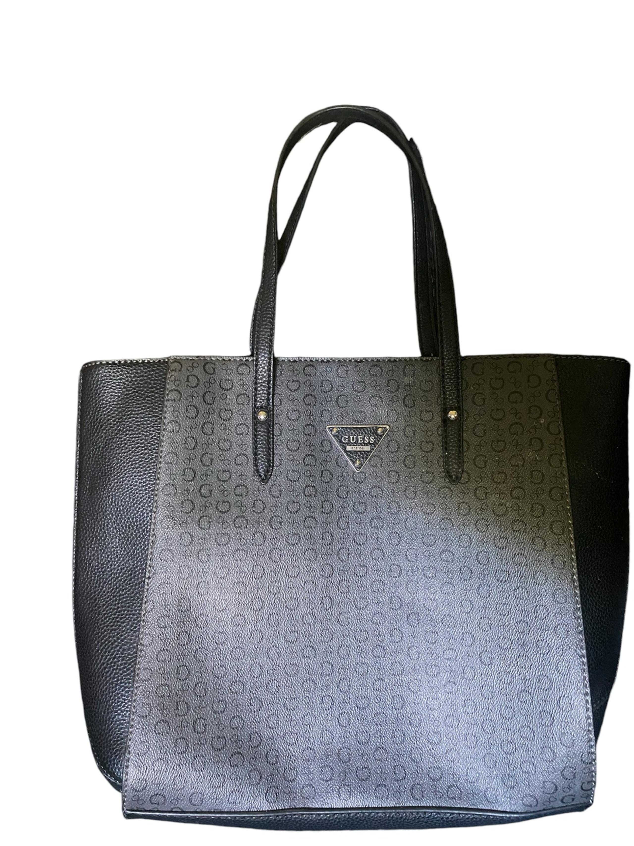 Guess  black/grey large tote bag purse
