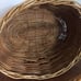 Rustic farmhouse woven wood basket