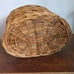 Rustic farmhouse woven wood basket