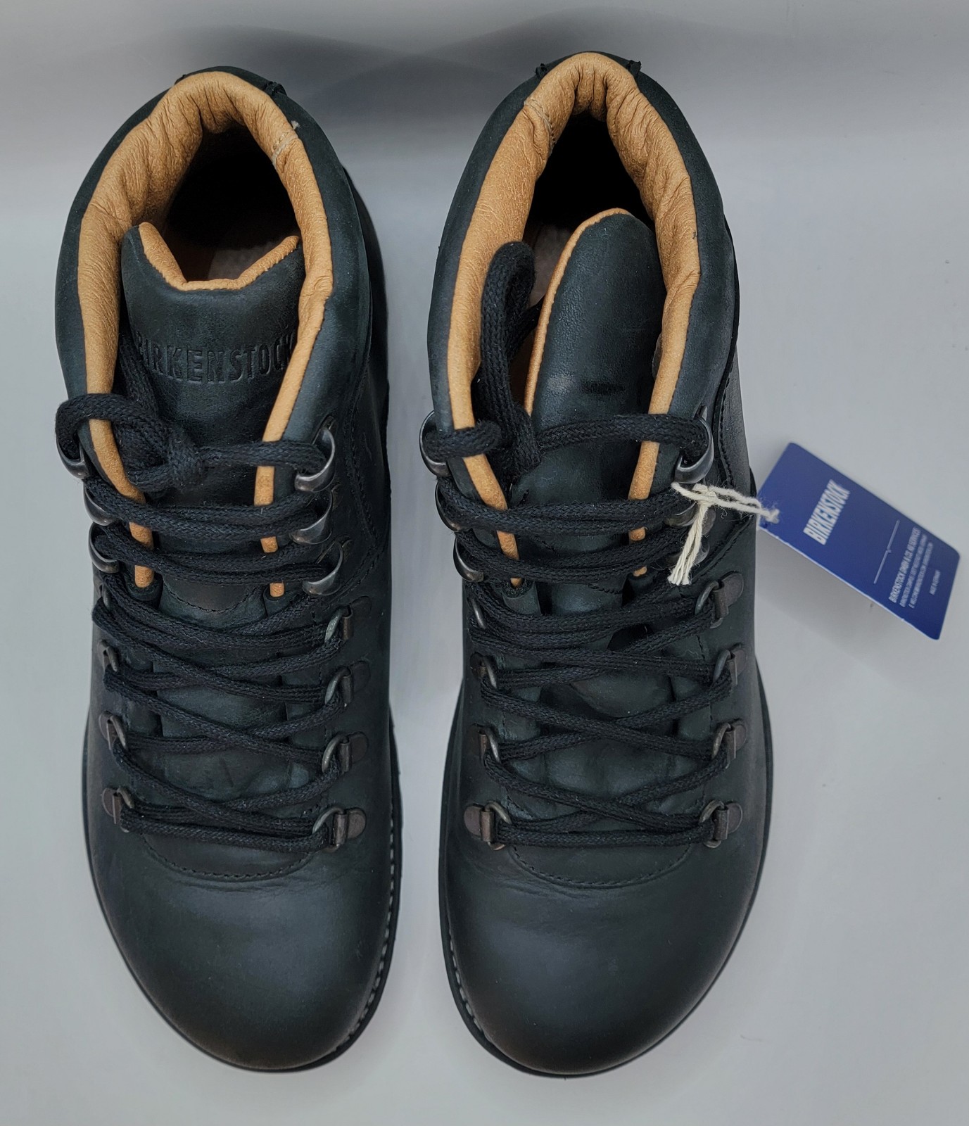 Birkenstock jackson boot nubuck oiled leather black narrow