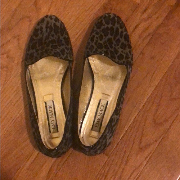 Emy Mack suede loafers, discontinued pat
