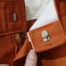 Dickies Vintage Orange Baggy Streetwear Denim Jeans 90s Y2K Hip Hop 44 x 30