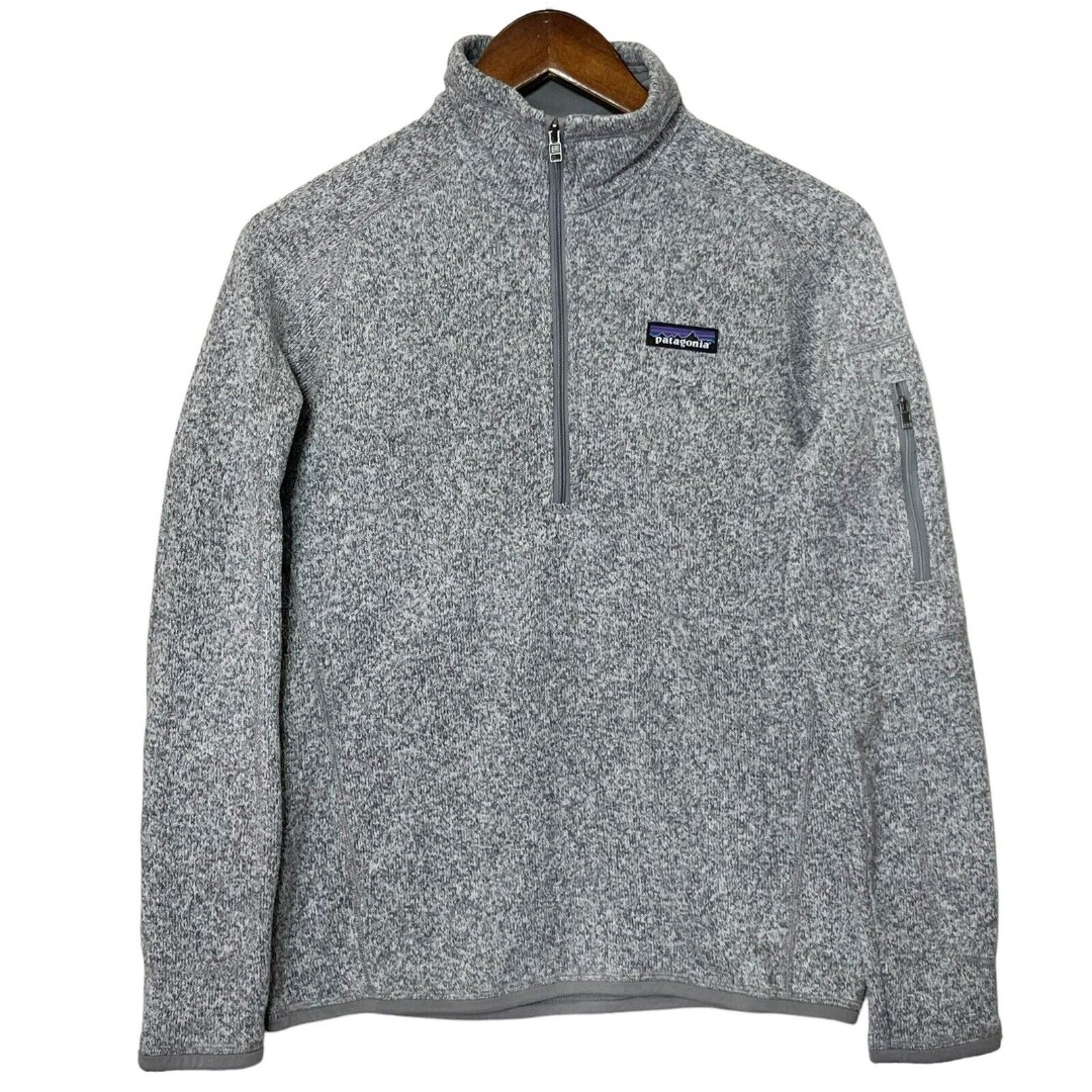Patagonia Better Sweater 1/4 Zip Sweater Fleece Heather Gray Women’s Small
