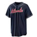 Atlanta Braves #44 Hank Aaron Classic Stitched Baseball Jersey MLB Navy Blue XXL
