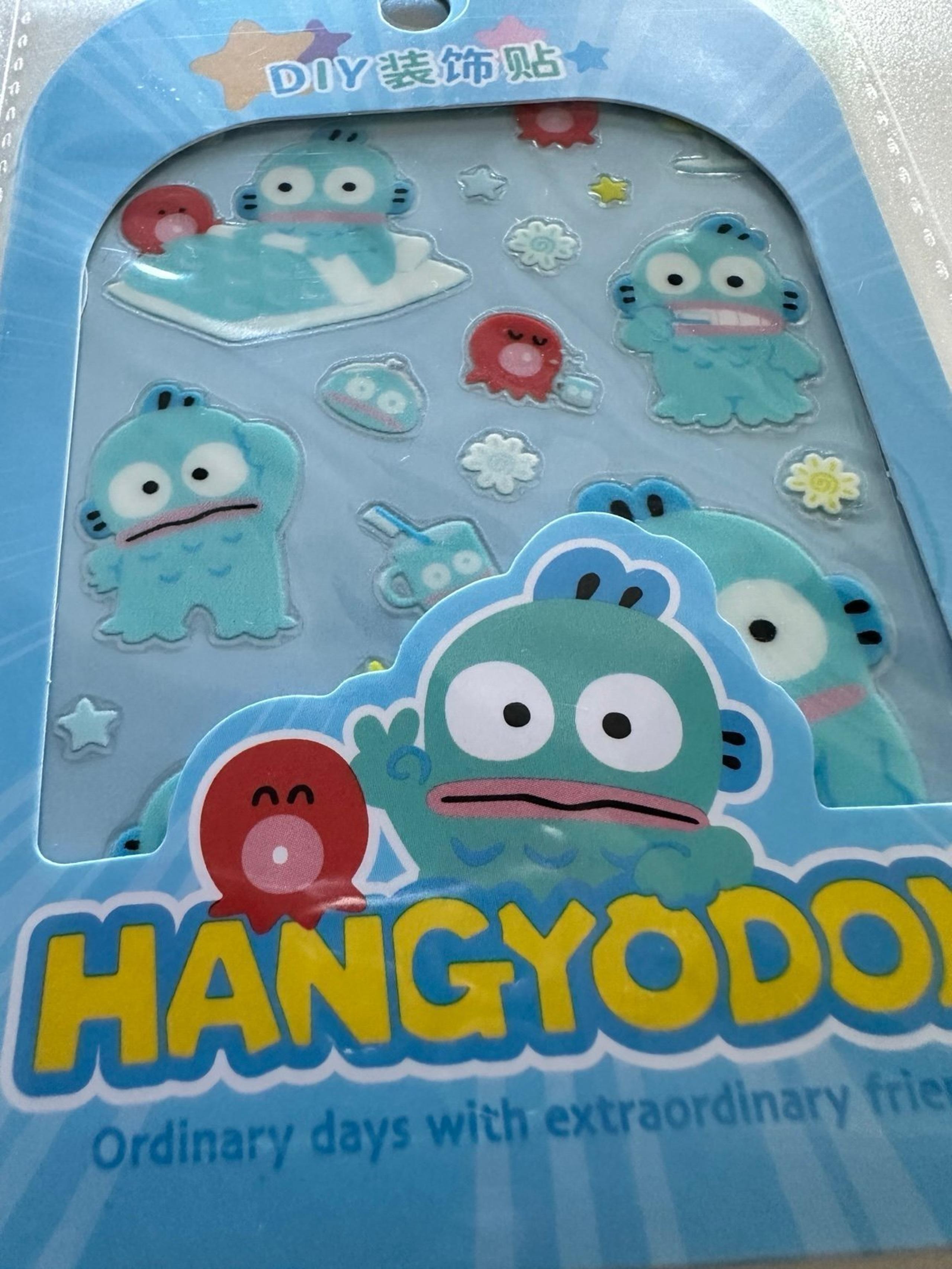 Sanrio HANGYODON Ordinary Days with Extraordinary Friends Stickers - 18 pcs.