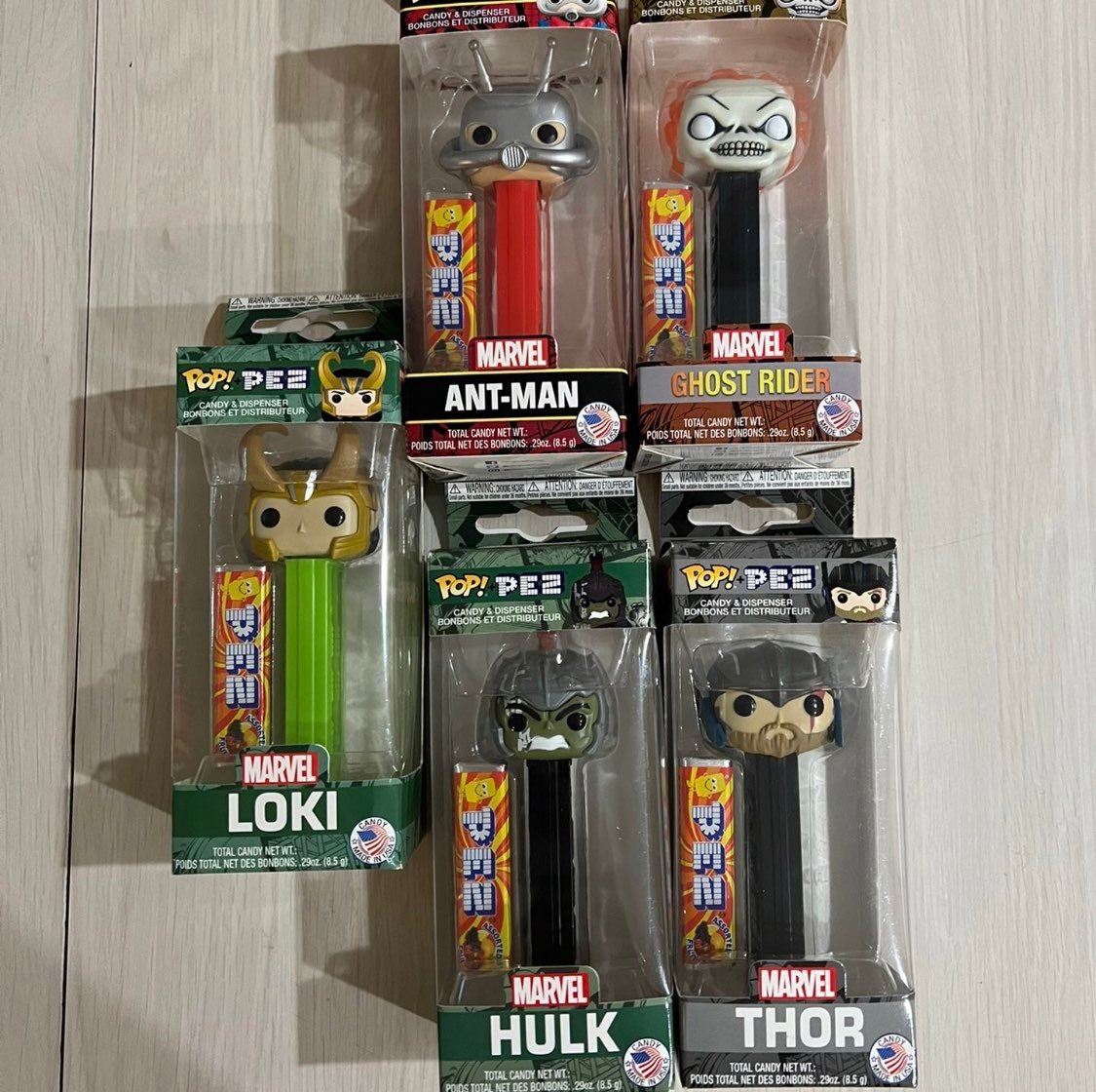 Marvel Pop! Pez Lot