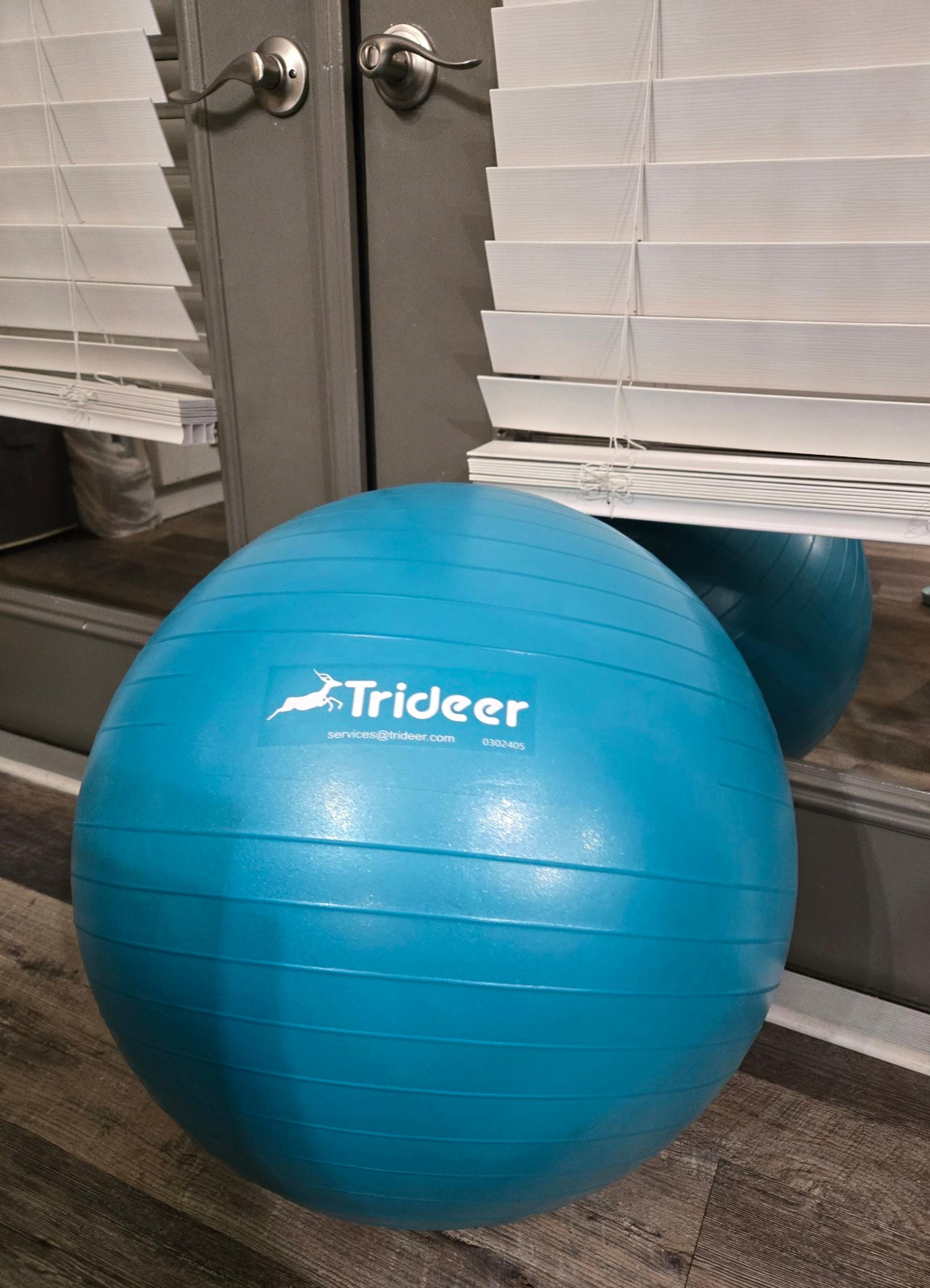 Trideer Yoga Ball Exercise Ball for Working Out, Physical Therapy, Office