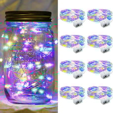 8 Pack LED Fairy Lights Battery Operated, 7Ft 20LED