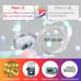8 Pack LED Fairy Lights Battery Operated, 7Ft 20LED