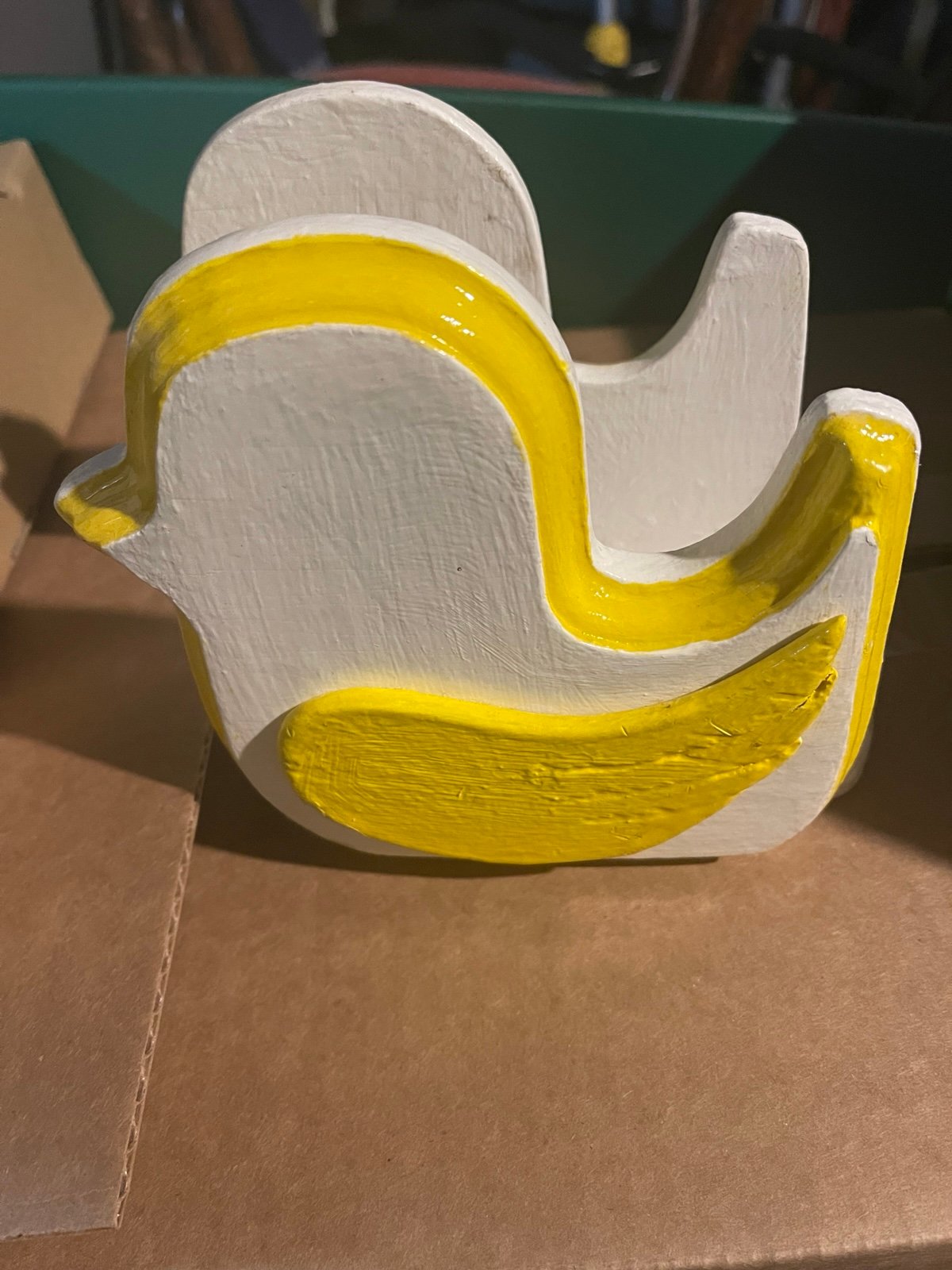 Handmade Duck napkin holder