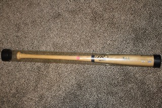 RAWLINGS ADIRONDACK BASEBALL BAT AUTOGRAPHED BY Jim Langer