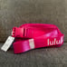 lululemon everywhere belt bag sonic pink white logo wordmark nwt