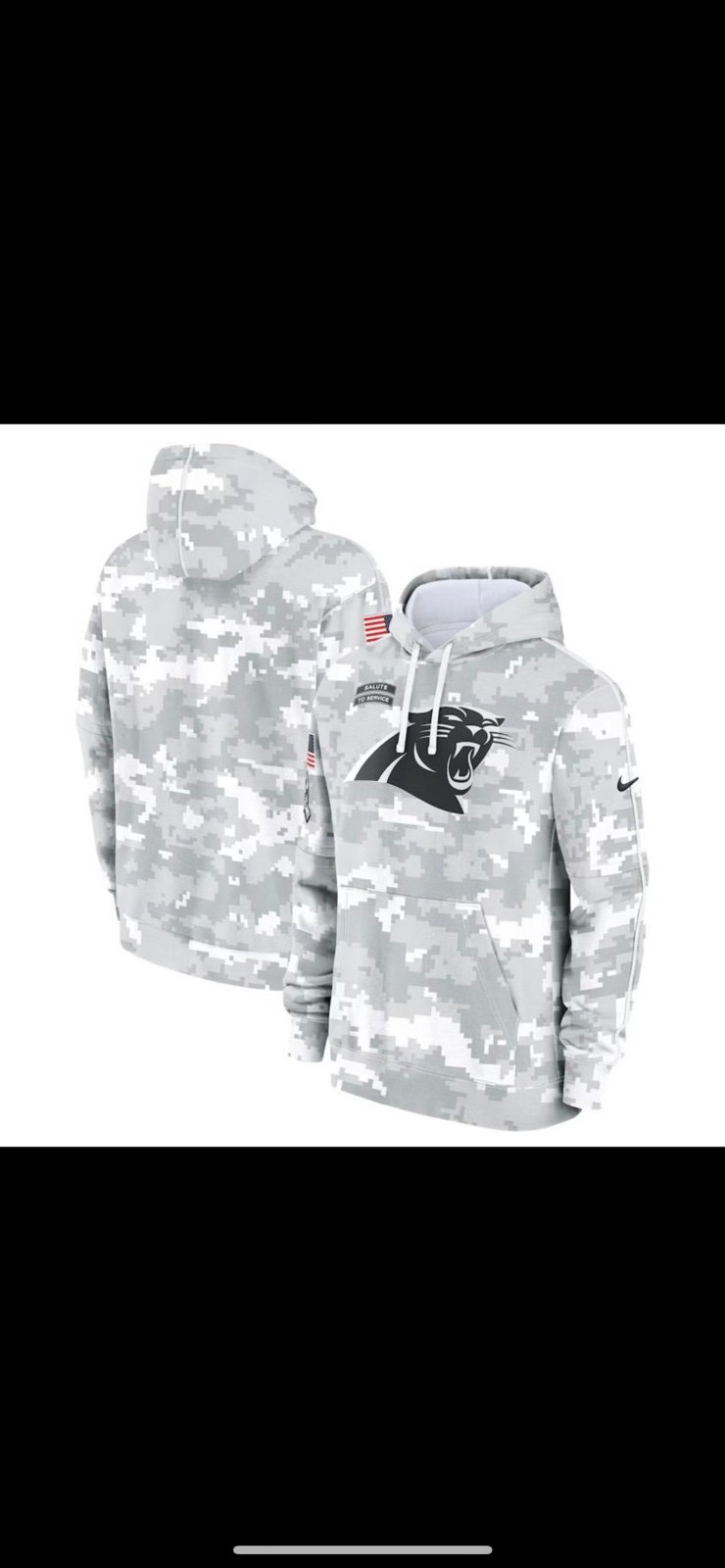 Carolina Panthers NFL Salute To Sevice Hoodie