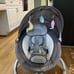 Electric Motorized Infant Swing, Bluetooth Music, Remote (2024 Model, Gray)