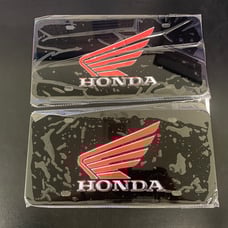 Honda Brand New Front Vanity Metal Plate Frame Holder (2 Pack)