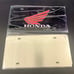 Honda Brand New Front Vanity Metal Plate Frame Holder (2 Pack)