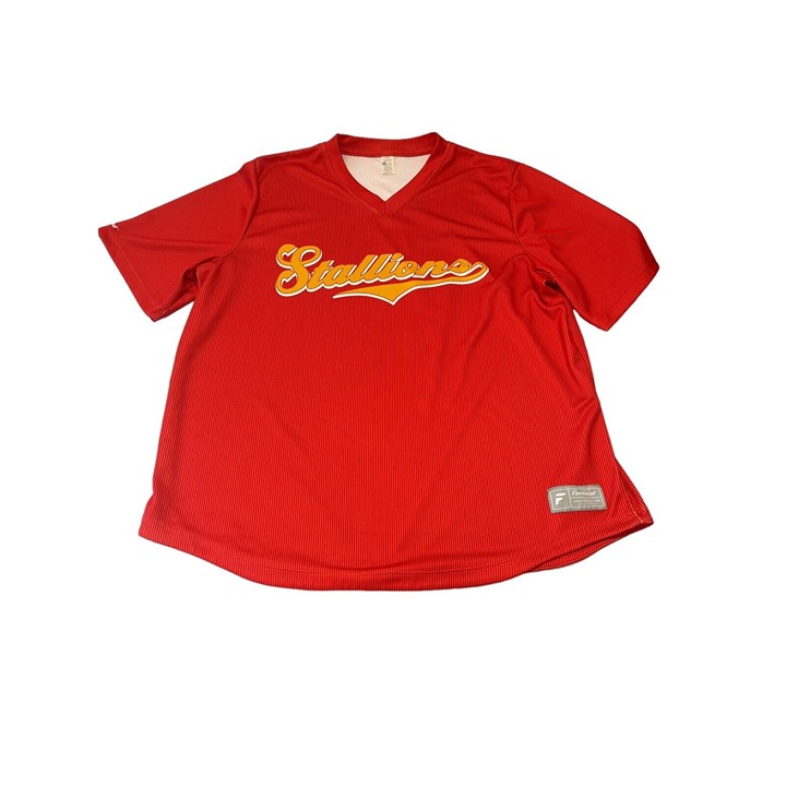 Birmingham Stallions Football Red Orange Size XL Jersey
