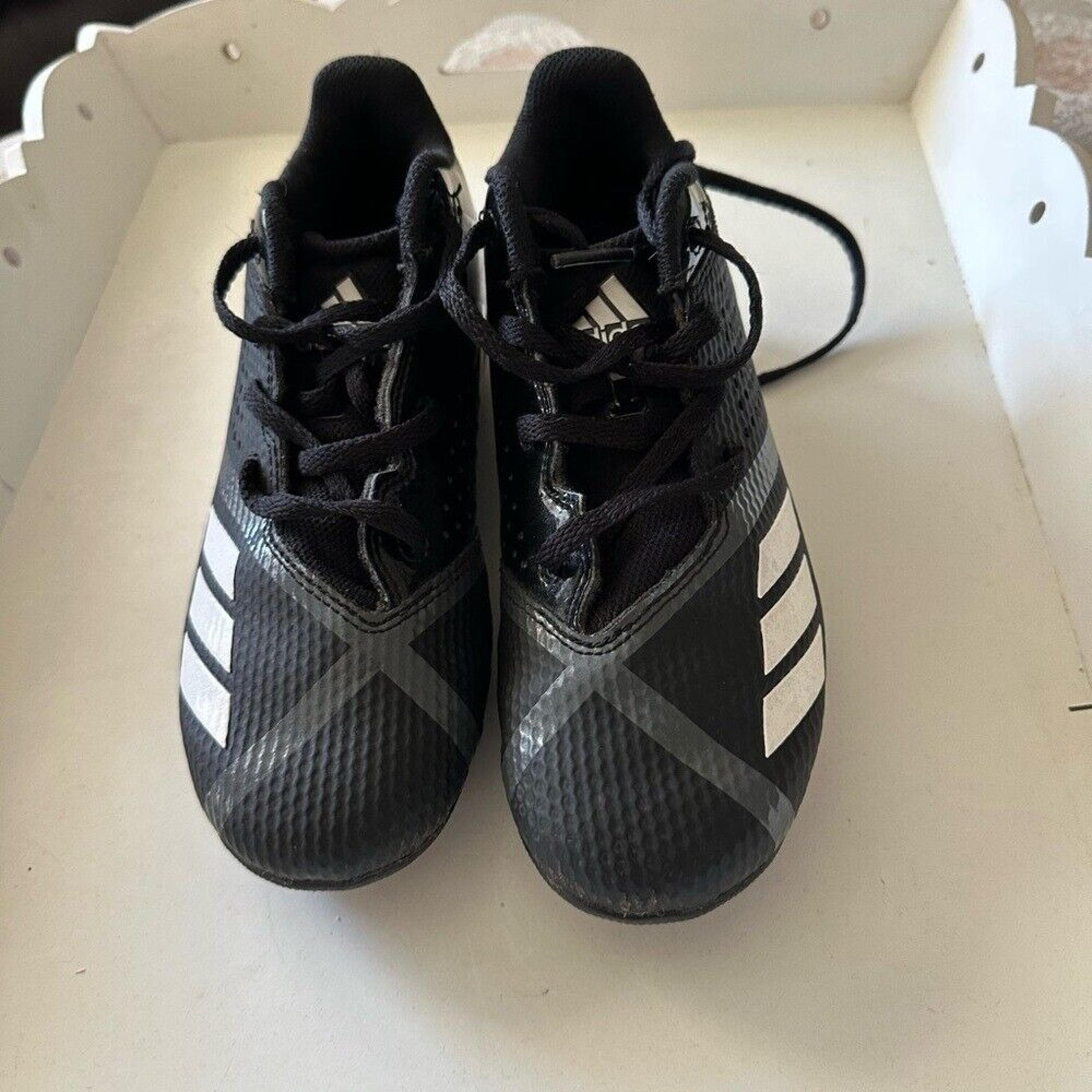 NEW! Youth ADIDAS 5 Star BLACK Night METALLIC Low Top FOOTBALL Shoes CLEATS 2