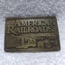 American Railroads 1927-1977 Buckle Canton Midland American Railroad Vintage