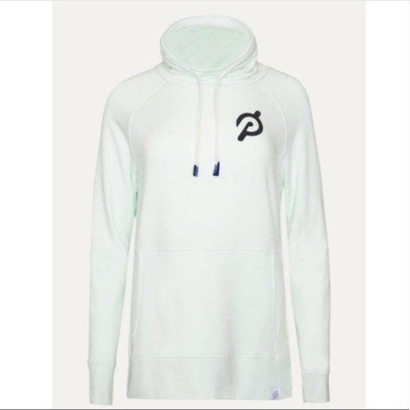 Peloton Legacy Mint Cowl Neck Pullover Sweatshirt
