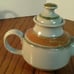 Iron Mountain Stonewear Whispering Pines teapot with lid