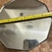 Vintage 1960 William Crawford Octagonal & son Metal Biscuit Tin Orange