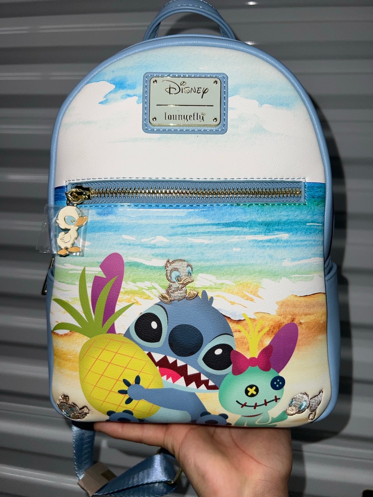 Loungefly x Disney Lilo and Stitch Beach with Scrump Mini Backpack