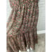 BB Dakota by Steve Madden Ditsy Tiered Ruffled Midi Dress Size XXL NWT