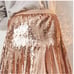⭐️ Bea Party Sequin Peasant Flare Pleated Boho Hipster Classy Party Chic Skirt