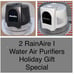 2 RainAire Water Air Purifiers and Ioniz