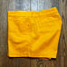 NWT J. Crew Solid Chino Cotton shorts yellow size 16