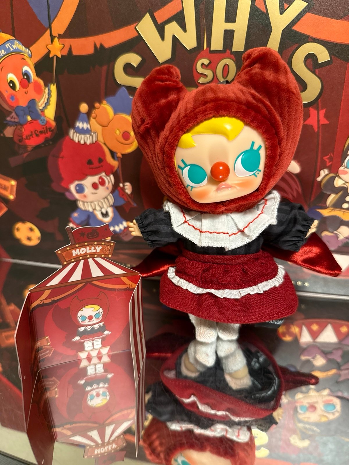 Authentic! Pop Mart Why So Serious Series Vinyl Plush - Crimson Dancer