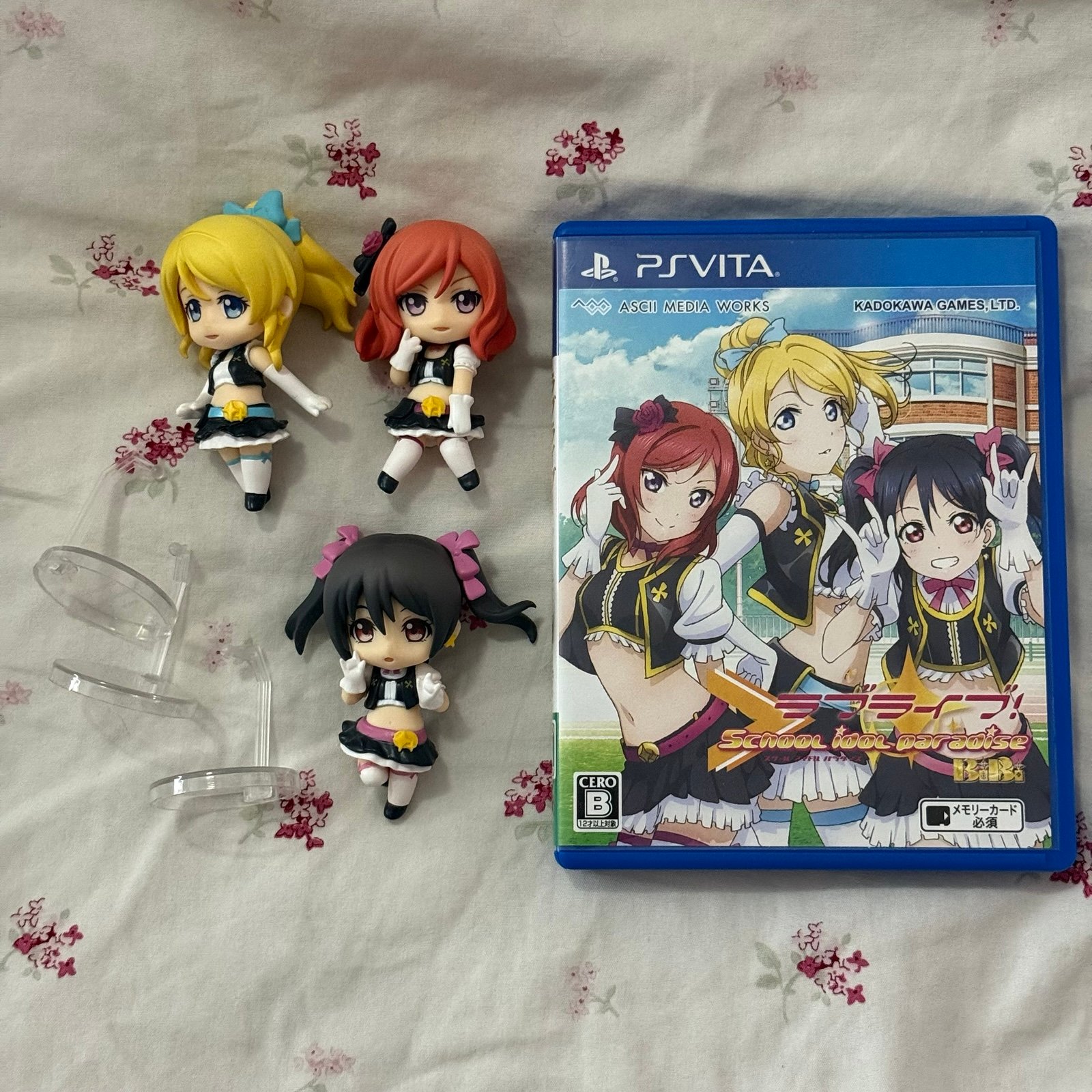 PlayStation Vita Love Live School Idol Paradise game BiBi Nendoroid petites
