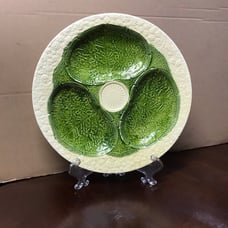 Shafford Majolica Cauliflora Cauliflower Platter