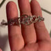 Sterling silver scroll hinged bangle MSRP 175.00