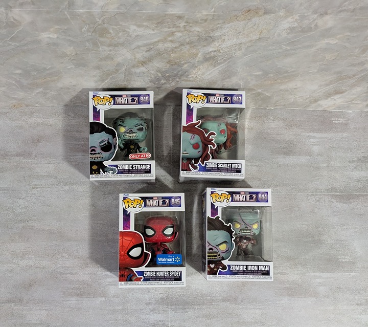 Funko Marvel Zombies WHAT IF series - set of 4