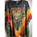 Vintage Rastafari King Lion Mens Reggae Tie Dye Short Sleeve Tee Size 3XL