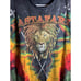 Vintage Rastafari King Lion Mens Reggae Tie Dye Short Sleeve Tee Size 3XL