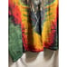Vintage Rastafari King Lion Mens Reggae Tie Dye Short Sleeve Tee Size 3XL