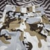 Burton waterproof snow ski snowboard pants size S snow camo men's