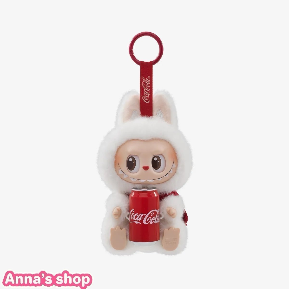 POP MART The Monsters Labubu Coca Cola Series Vinyl Plush Pendant Keychain