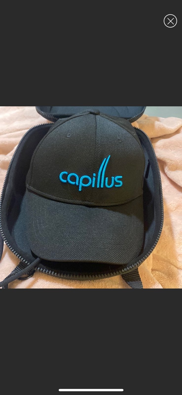 Capillus 82 Laser Cap for hair growth with case