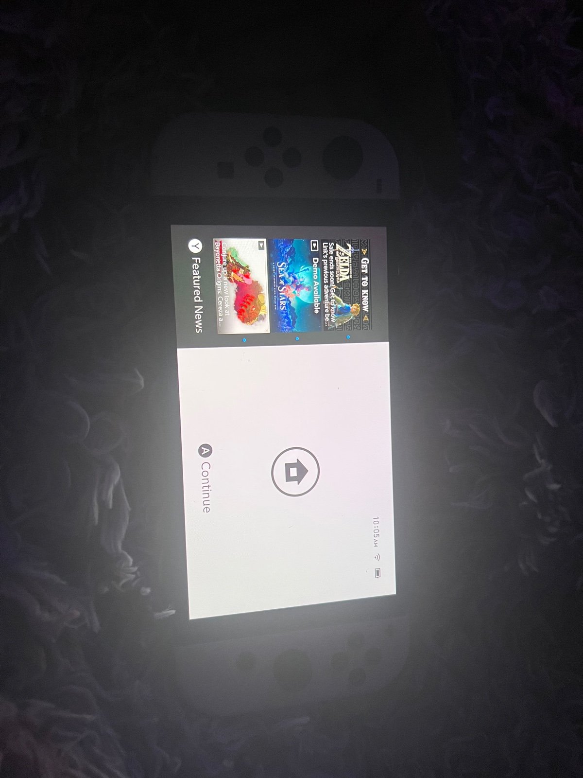 Nintendo switch oled white