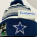 Nwt RARE 100% New Era 2014 Dallas Cowboys Knit Hat NFL Sport Winter Beanie Cap