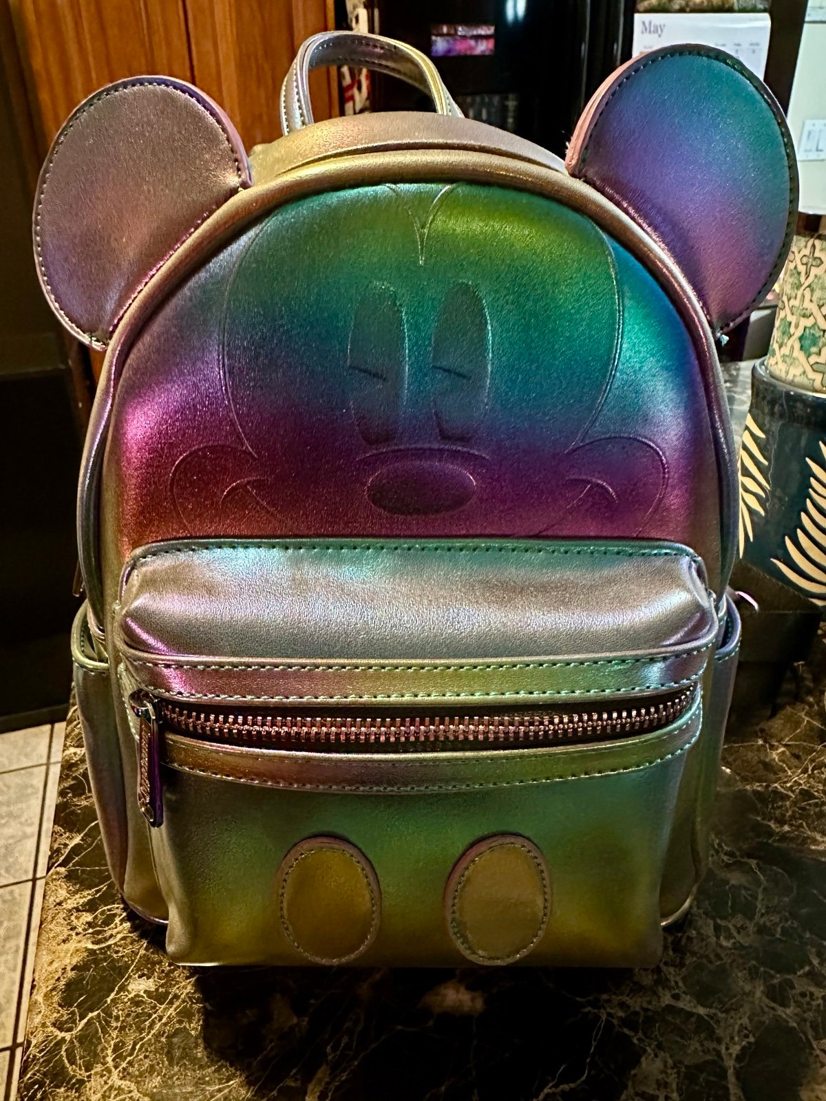 Loungefly Mini Oil Slick Mickey Backpack Disney