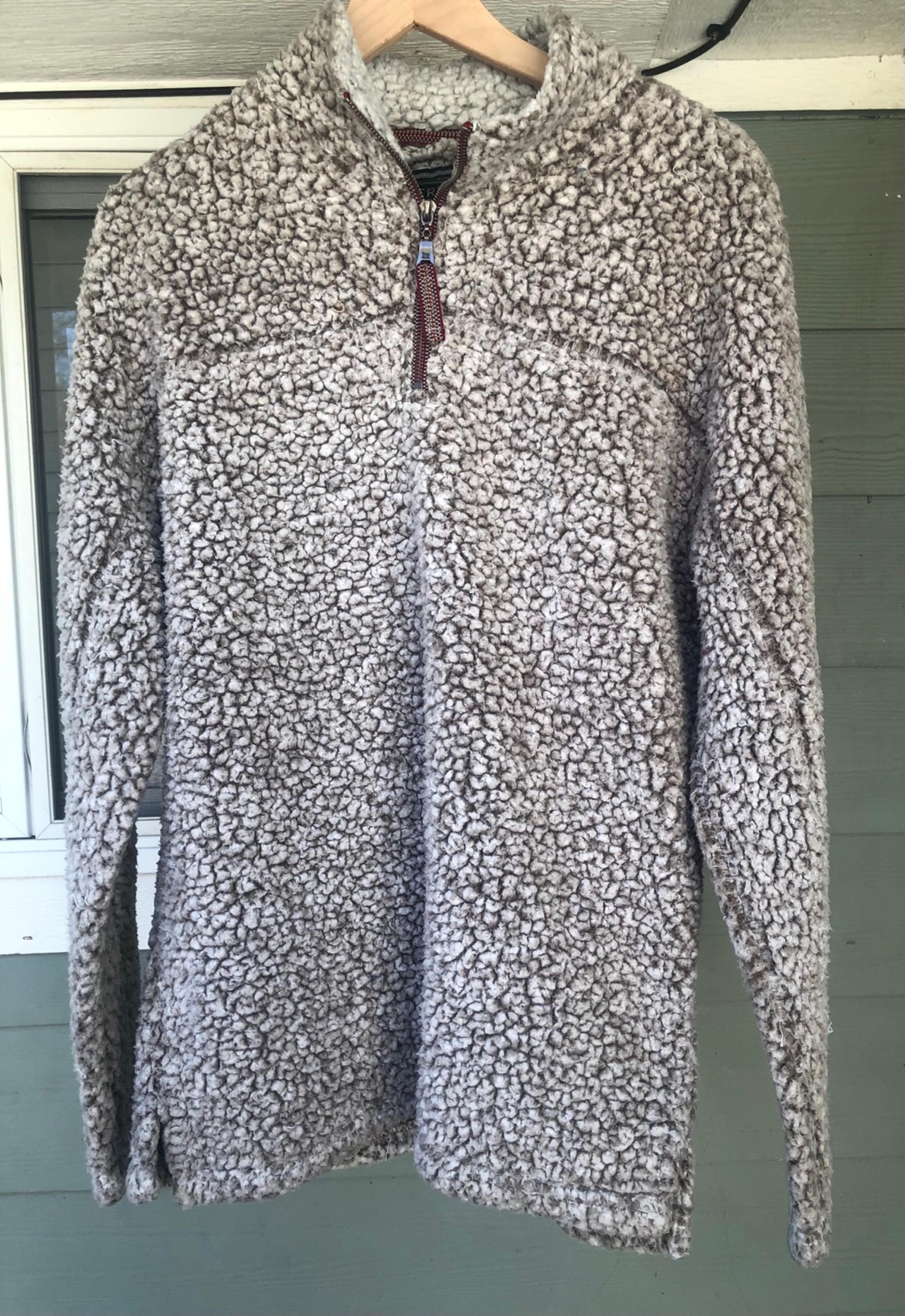 Jacket Sherpa Quarter Zip Jacket Women’s Medium - True Grit
