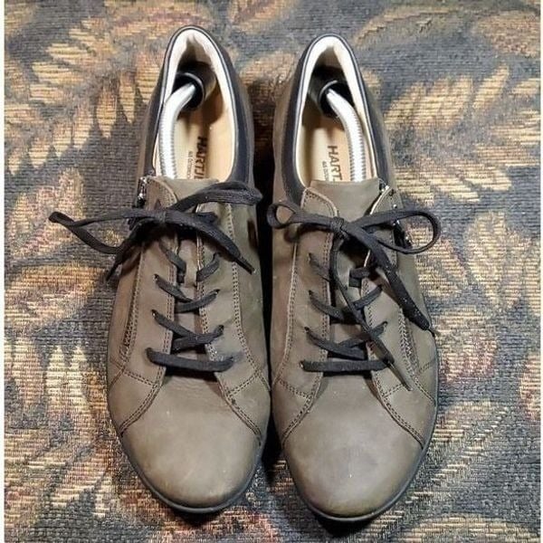 Hartjes XS Casual 2 Zipper Dark Brown- Size 6