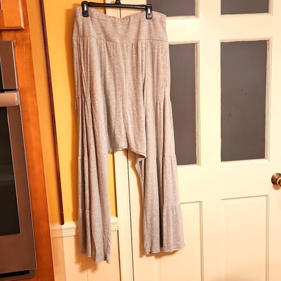 Free People Movement Women's Stay Low Harem Pants Light Gray Size L