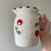 Mary Engelbreit | Vintage Cherry Pattern Checkered Pitcher